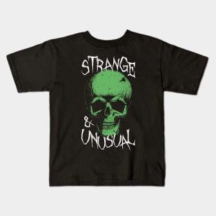 Strange and Unusual Alien skull head Kids T-Shirt